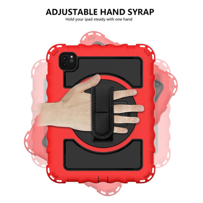 For iPad Pro 11 (2020) PC + Silicone Shockproof Combination Tablet Case with 360 Degree Rotating Holder & Handle(Red) by bashfashion