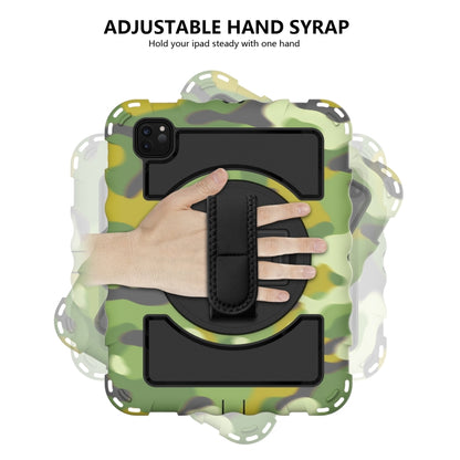 For iPad Pro 11 (2020) PC + Silicone Shockproof Combination Tablet Case with 360 Degree Rotating Holder & Handle(Camouflage) by bashfashion