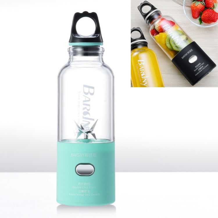 Multifunctional Juicer Rotatory Extractor Cup Portable USB Charge Juicer Blender with 6 Blades(Blue) by bashfashion