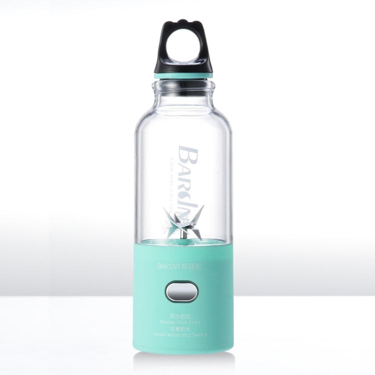 Multifunctional Juicer Rotatory Extractor Cup Portable USB Charge Juicer Blender with 6 Blades(Blue) by bashfashion