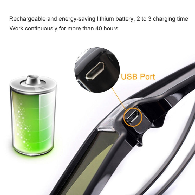 3D DLP-Link active glasses eyewear for BenQ Z4/H1/G1/P1 LG,NUTS,Acer,Optoma DLP-LINK projectors by bashfashion