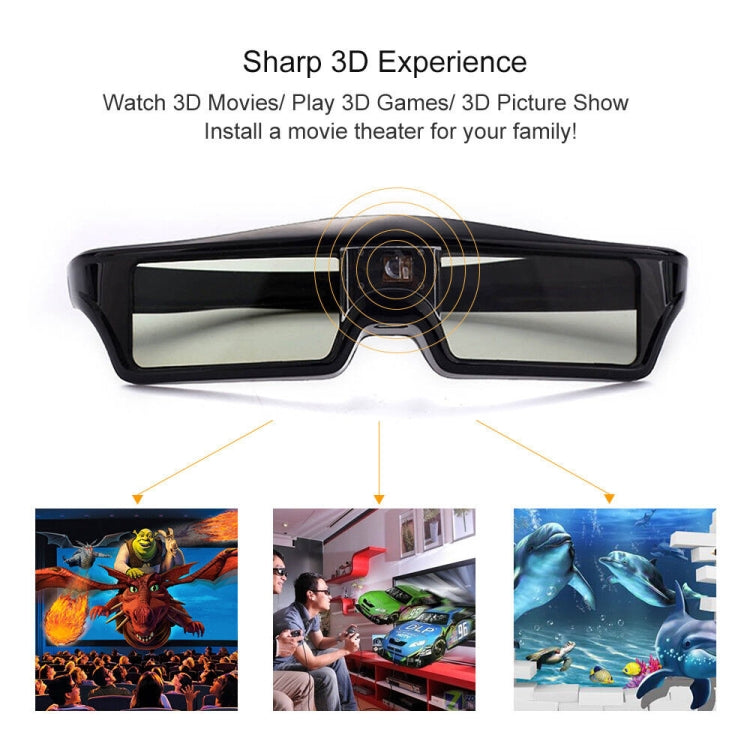 3D DLP-Link active glasses eyewear for BenQ Z4/H1/G1/P1 LG,NUTS,Acer,Optoma DLP-LINK projectors by bashfashion