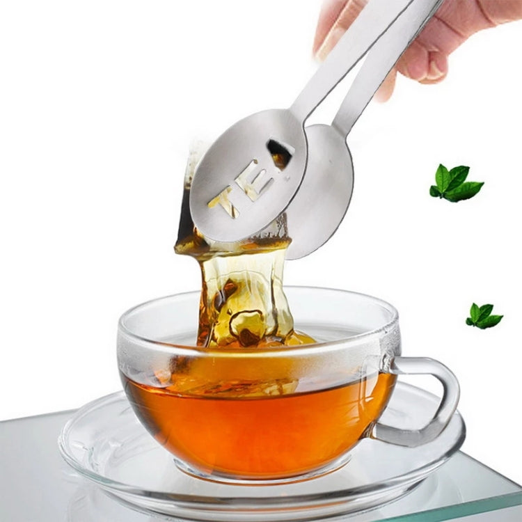 2 PCS Stainless Steel Household Tea Bag Holder by bashfashion