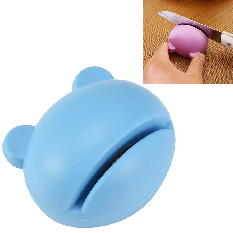2 PCS Multifunction Cartoon Design Knife Sharpener(Blue) by bashfashion