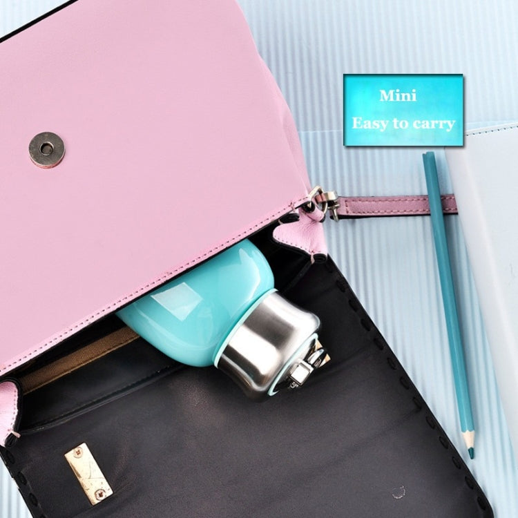 Mini Cute Coffee Vacuum Flasks Thermos Stainless Steel Cup Travel Drink Water Bottle Thermoses Mugs 280ML(Pink) by bashfashion