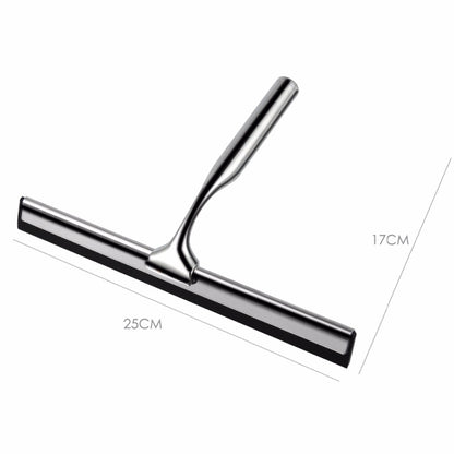 Glass Window Squeegee Cleaner Shower Bathroom Mirror Rubber Wiper With Suction Hook Water Vapor Removal by bashfashion