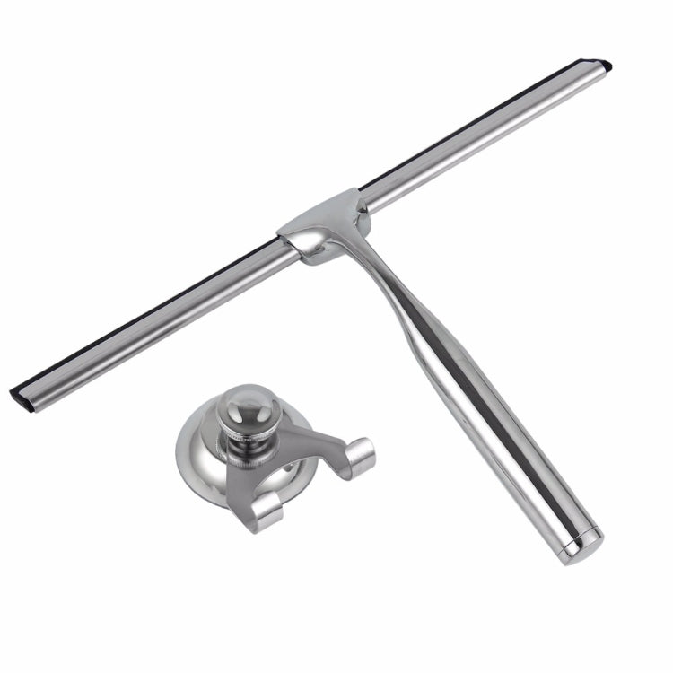 Glass Window Squeegee Cleaner Shower Bathroom Mirror Rubber Wiper With Suction Hook Water Vapor Removal by bashfashion