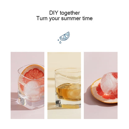 Ice Ball Mold Food Grade Silicone Ice Grid Double Ball Ice Making Mold(Green) by bashfashion