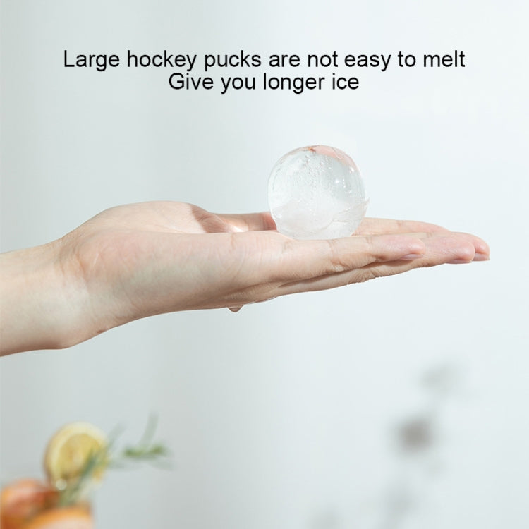 Ice Ball Mold Food Grade Silicone Ice Grid Double Ball Ice Making Mold(Gray) by bashfashion