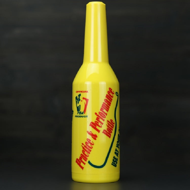 Bar Plastic Exercise Bottle for Fancy Bartending Practicing(Yellow) by bashfashion