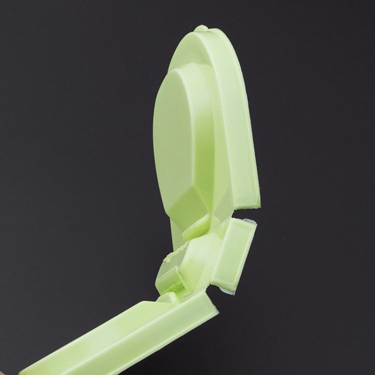 Fresh Fruit Snacks Storage Double Cell Clamshell Crisper Plastic Food Box(Blue) by bashfashion