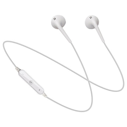 S6 Sport Wireless Bluetooth Earphone for iPhone / Xiaomi / Huawei, with Mic(WHITE) by bashfashion