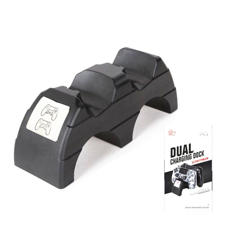 For Playstation 4 /PS4 pro /PS4 Slim Wireless Controller LED Indicator Charger Double Handle Dual USB Charging Dock Station Stand by bashfashion