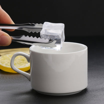 2 PCS Stainless Steel Light Body Small Sugar Clip Cube Sugar Clip Thickened Ice Clip, Specification:Stainless Steel 7 Inches by bashfashion