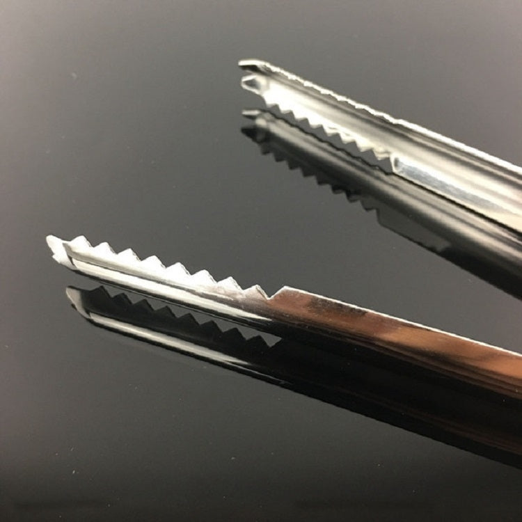 2 PCS Stainless Steel Light Body Small Sugar Clip Cube Sugar Clip Thickened Ice Clip, Specification:Stainless Steel 9 Inches by bashfashion