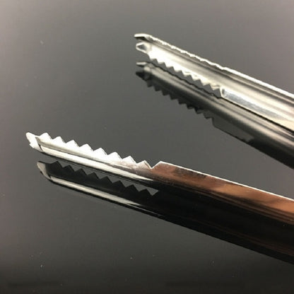 2 PCS Stainless Steel Light Body Small Sugar Clip Cube Sugar Clip Thickened Ice Clip, Specification:Stainless Steel 9 Inches by bashfashion