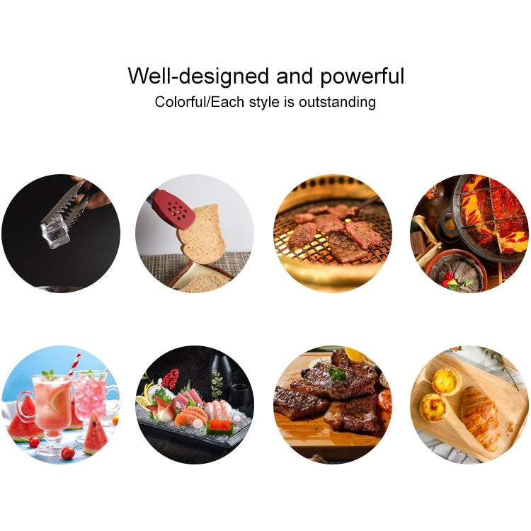 2 PCS Stainless Steel Light Body Small Sugar Clip Cube Sugar Clip Thickened Ice Clip, Specification:7 Inches Black Handle by bashfashion