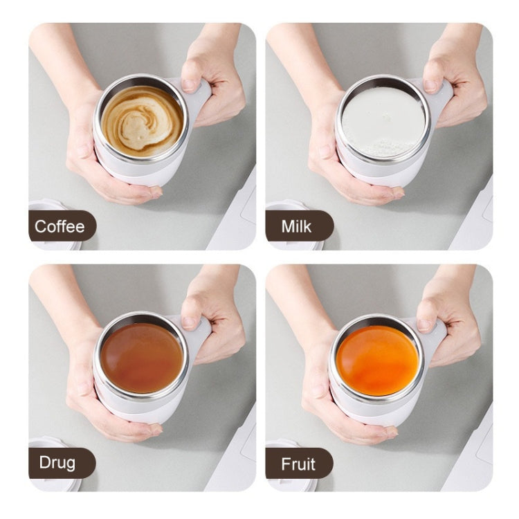 Electric Stirring Cup Milkshake Coffee Stirring Cup, Capacity: 380ml(Brown) by bashfashion