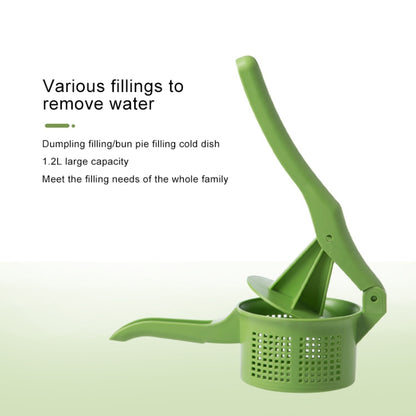 Vegetable Dehydrating Vegetable Stuffing Water Squeezer(Green) by bashfashion