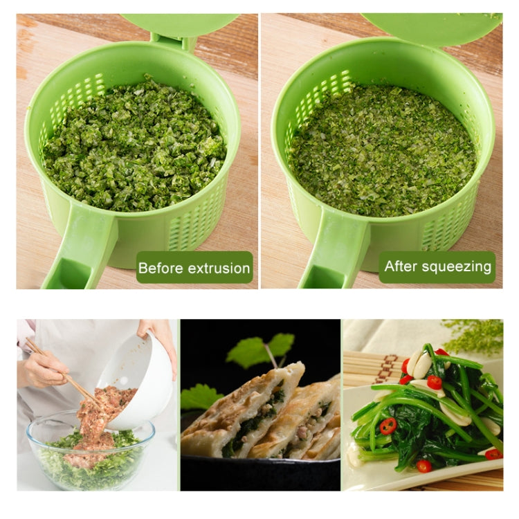 Vegetable Dehydrating Vegetable Stuffing Water Squeezer(Green) by bashfashion