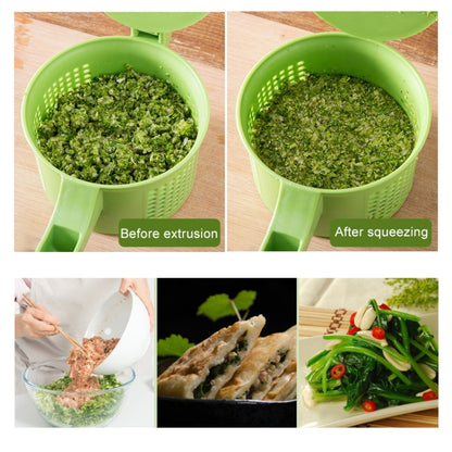 Vegetable Dehydrating Vegetable Stuffing Water Squeezer(Green) by bashfashion