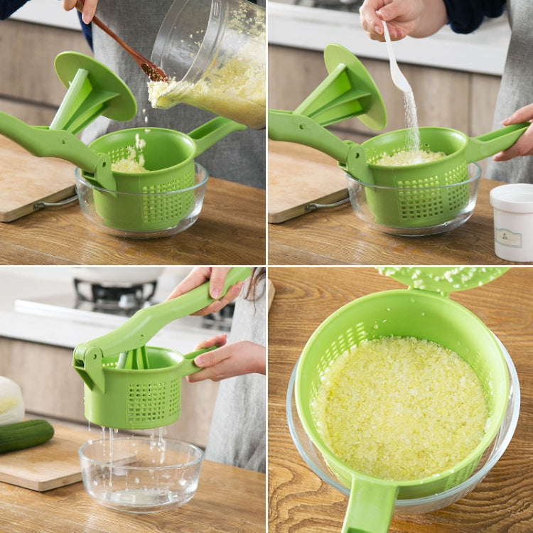 Vegetable Dehydrating Vegetable Stuffing Water Squeezer(Green) by bashfashion