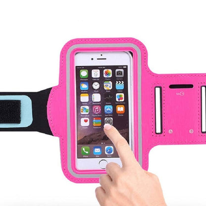 Sports Outdoor Arm Bag Fitness With Touch Screen Mobile Phone Arm Bag, Size: Large(Black) by bashfashion