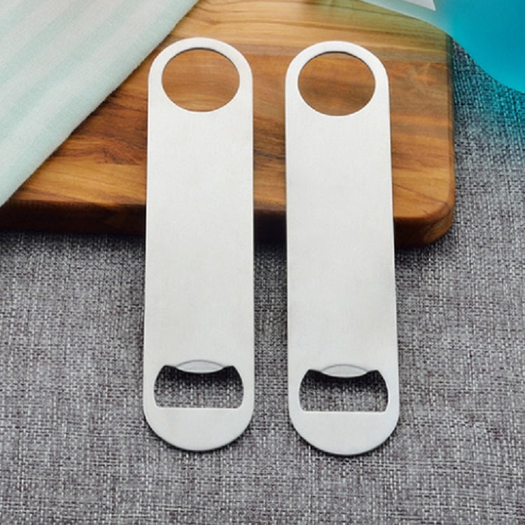 2 PCS Stainless Steel Bottle Opener Creative Multipurpose Beer Soda Lid Opener by bashfashion