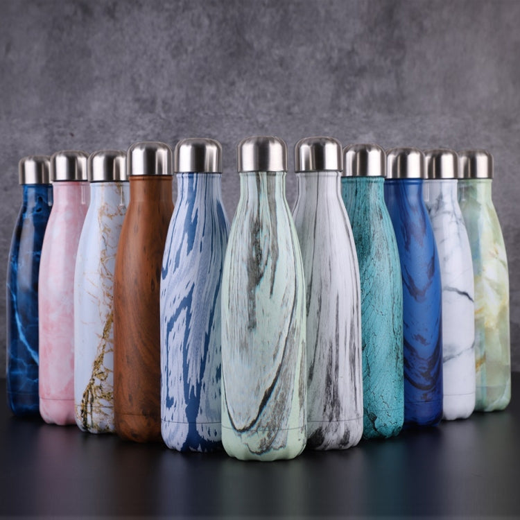 Thermal Cup Vacuum Flask Heat Water Bottle Portable Stainless Steel Sports Kettle(Dark Khaki) by bashfashion