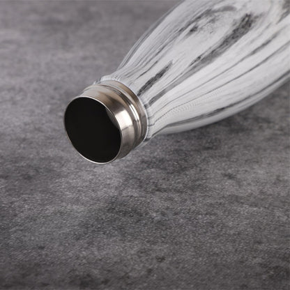 Thermal Cup Vacuum Flask Heat Water Bottle Portable Stainless Steel Sports Kettle(Chocolate) by bashfashion