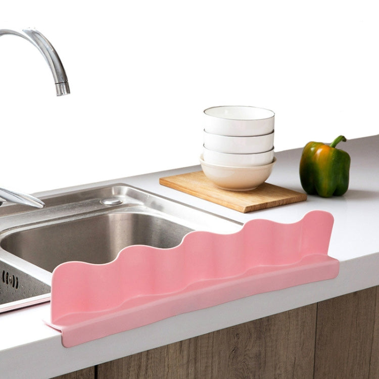 Home Kitchen Sucker Type Splash Guard Flap Kitchen Tool Water Separator(Pink) by bashfashion
