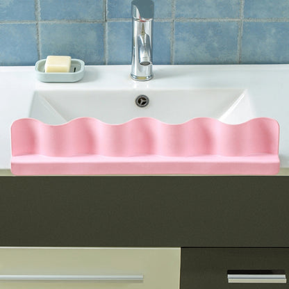 Home Kitchen Sucker Type Splash Guard Flap Kitchen Tool Water Separator(Pink) by bashfashion
