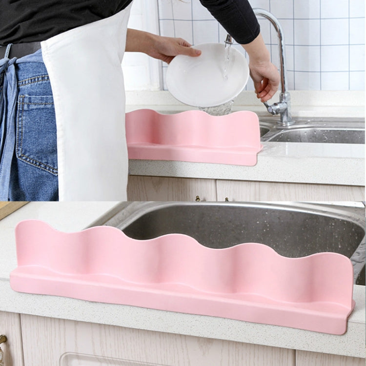 Home Kitchen Sucker Type Splash Guard Flap Kitchen Tool Water Separator(Pink) by bashfashion