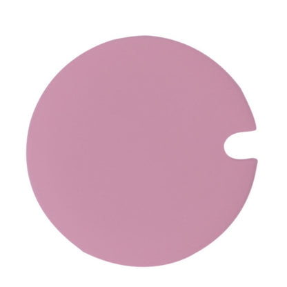 5 PCS Creative Cup Lids Food-grade Silicone Cup Cover Heat-resistant Safe Healthy Silicone Lid with Gap(Pink) by bashfashion