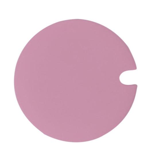 5 PCS Creative Cup Lids Food-grade Silicone Cup Cover Heat-resistant Safe Healthy Silicone Lid with Gap(Pink) by bashfashion