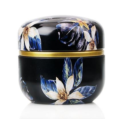 HOOMIN Tea Box Tea Jar Storage Holder Tea Caddies Matcha Container Mini Coffee Powder Organizer Cans Multifunction Round Metal, Color:Moshan blossom by bashfashion