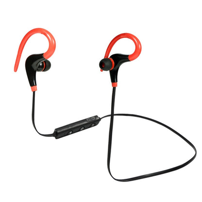 AiWei BT-01 Wireless Bluetooth Earphone with Microphone Hook Sports Earphone(Red) by AiWei