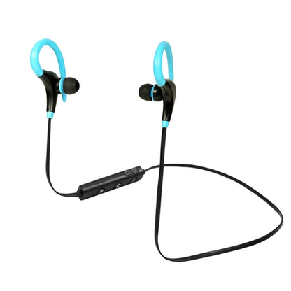 AiWei BT-01 Wireless Bluetooth Earphone with Microphone Hook Sports Earphone(Blue) by AiWei