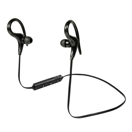 AiWei BT-01 Wireless Bluetooth Earphone with Microphone Hook Sports Earphone(Black) by AiWei