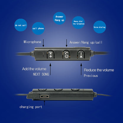 AiWei BT-01 Wireless Bluetooth Earphone with Microphone Hook Sports Earphone(Green) by AiWei