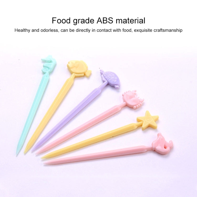 Creative Animal Cartoon Fruit Cake Fork Sign, Random Color Delivery by bashfashion