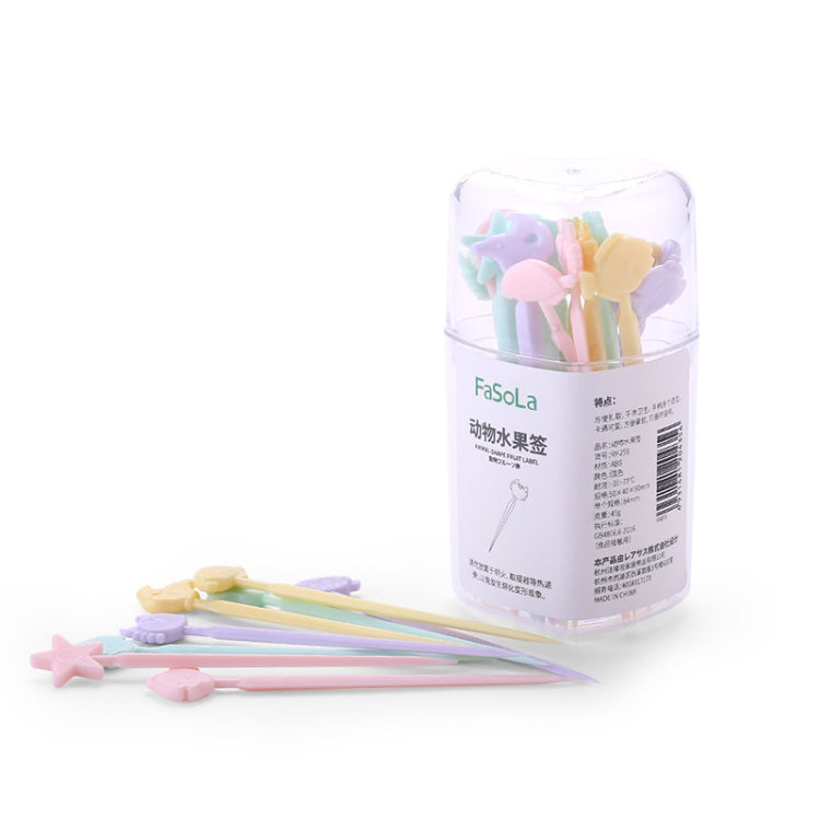 Creative Animal Cartoon Fruit Cake Fork Sign, Random Color Delivery by bashfashion