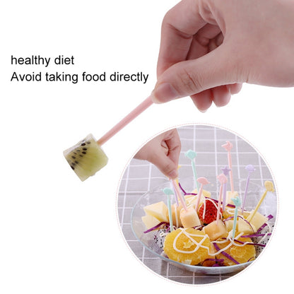 Creative Animal Cartoon Fruit Cake Fork Sign, Random Color Delivery by bashfashion