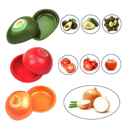 Creative Kitchen Refrigerator Vegetable Fruits Crisper Containers Plastic Fresh Storage Box(Onion) by bashfashion