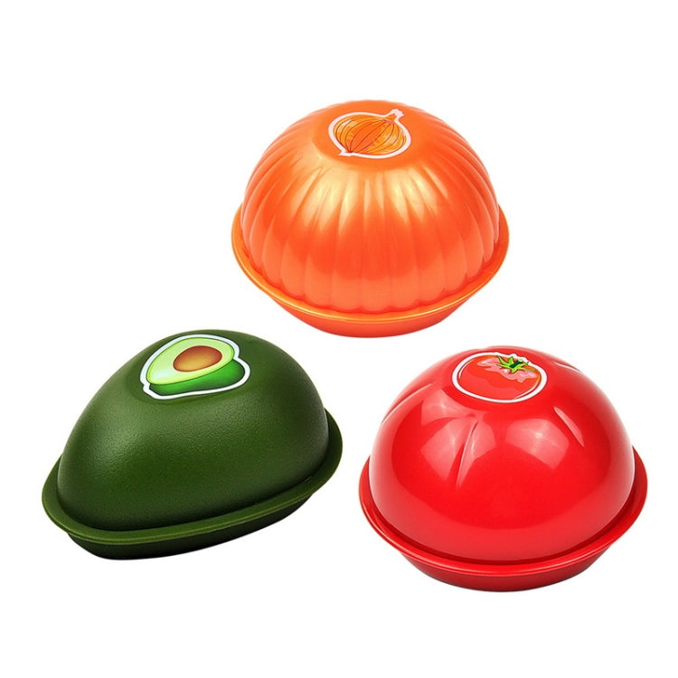 Creative Kitchen Refrigerator Vegetable Fruits Crisper Containers Plastic Fresh Storage Box(Onion) by bashfashion