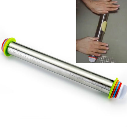 Adjustable Plastic Rolling Pin Kitchen Baking Utensils by bashfashion