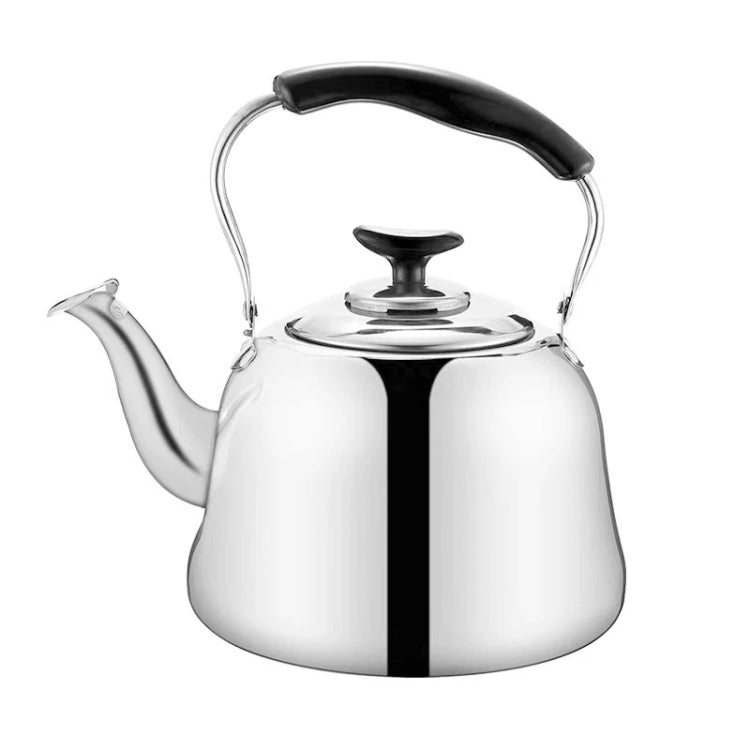Stainless Steel Whistle Kettle for Induction Cooker Home Classical Piano Sound Singing Pot without Magnetic Heat, Capacity:1L by bashfashion