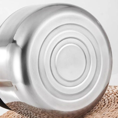 Stainless Steel Whistle Kettle for Induction Cooker Home Classical Piano Sound Singing Pot without Magnetic Heat, Capacity:1.5L by bashfashion