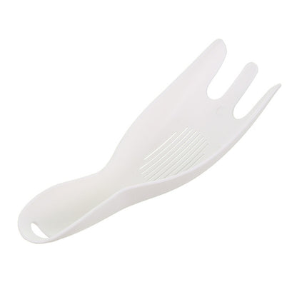 Kitchen Creative Multi-function Rice Washing Sieve Home Does Not Hurt Hand Wash Rice Tools(White) by bashfashion