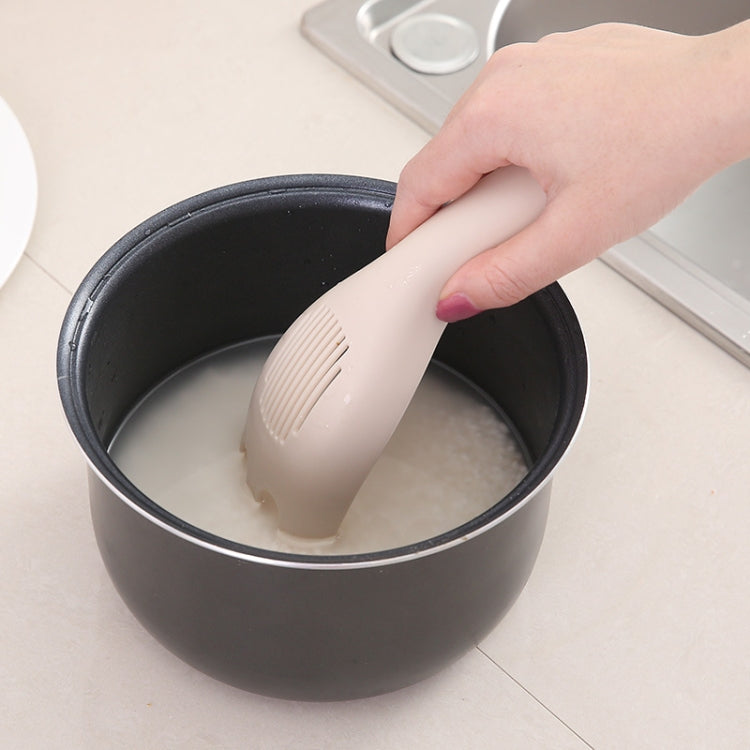Kitchen Creative Multi-function Rice Washing Sieve Home Does Not Hurt Hand Wash Rice Tools(White) by bashfashion